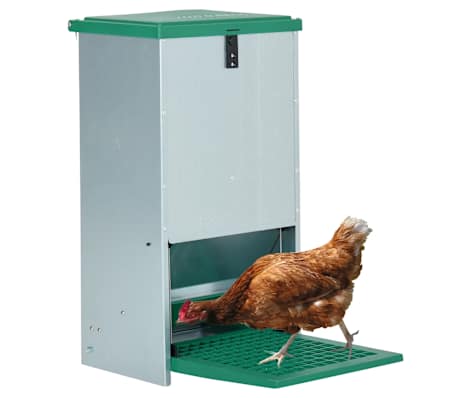 vidaXL Feedomatic automatska hranilica za perad s gazi&scaron;tem 20 kg