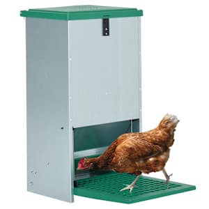 vidaXL Feedomatic automatska hranilica za perad s gazi&scaron;tem 20 kg