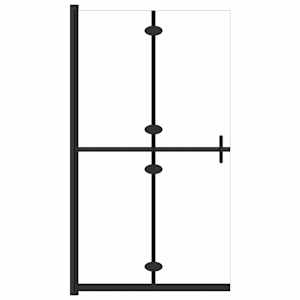 vidaXL kokkupandav du&scaron;inurga sein, l&auml;bipaistev, ESG-klaas, 70 x 190 cm