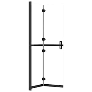 Skládací sprchová zástěna čiré ESG sklo 100 x 190 cm - obrázek 5