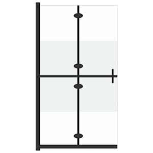 vidaXL kokkupandav du&scaron;inurga sein, matt ESG-klaas, 70 x 190 cm