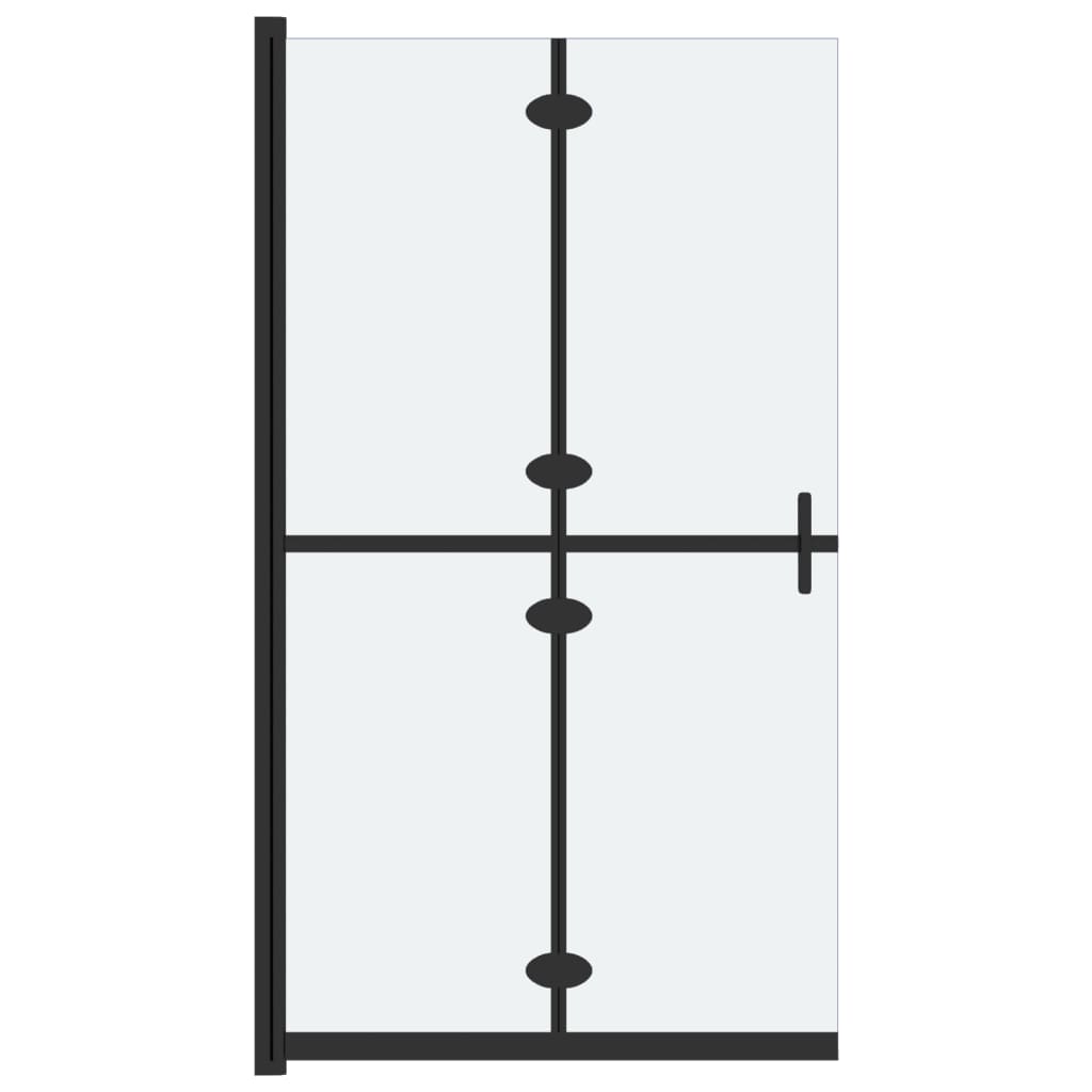 vidaXL Skládací sprchová zástěna mléčné ESG sklo 70 x 190 cm