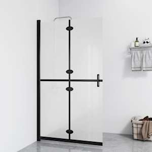 Skládací sprchová zástěna mléčné ESG sklo 70 x 190 cm - obrázek 1