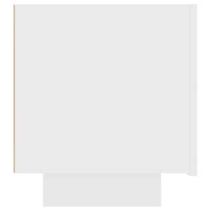 Noční stolek bílý 100 x 35 x 40 cm kompozitní dřevo - obrázek 7
