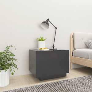 vidaXL Naktinė spintelė, pilkos spalvos, 100x35x40cm, MDP