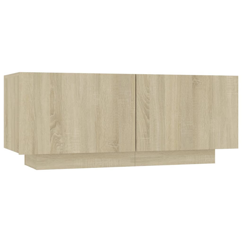 

vidaXL Bedside Cabinet Sonoma Oak 39.4"x13.8"x15.7" Chipboard