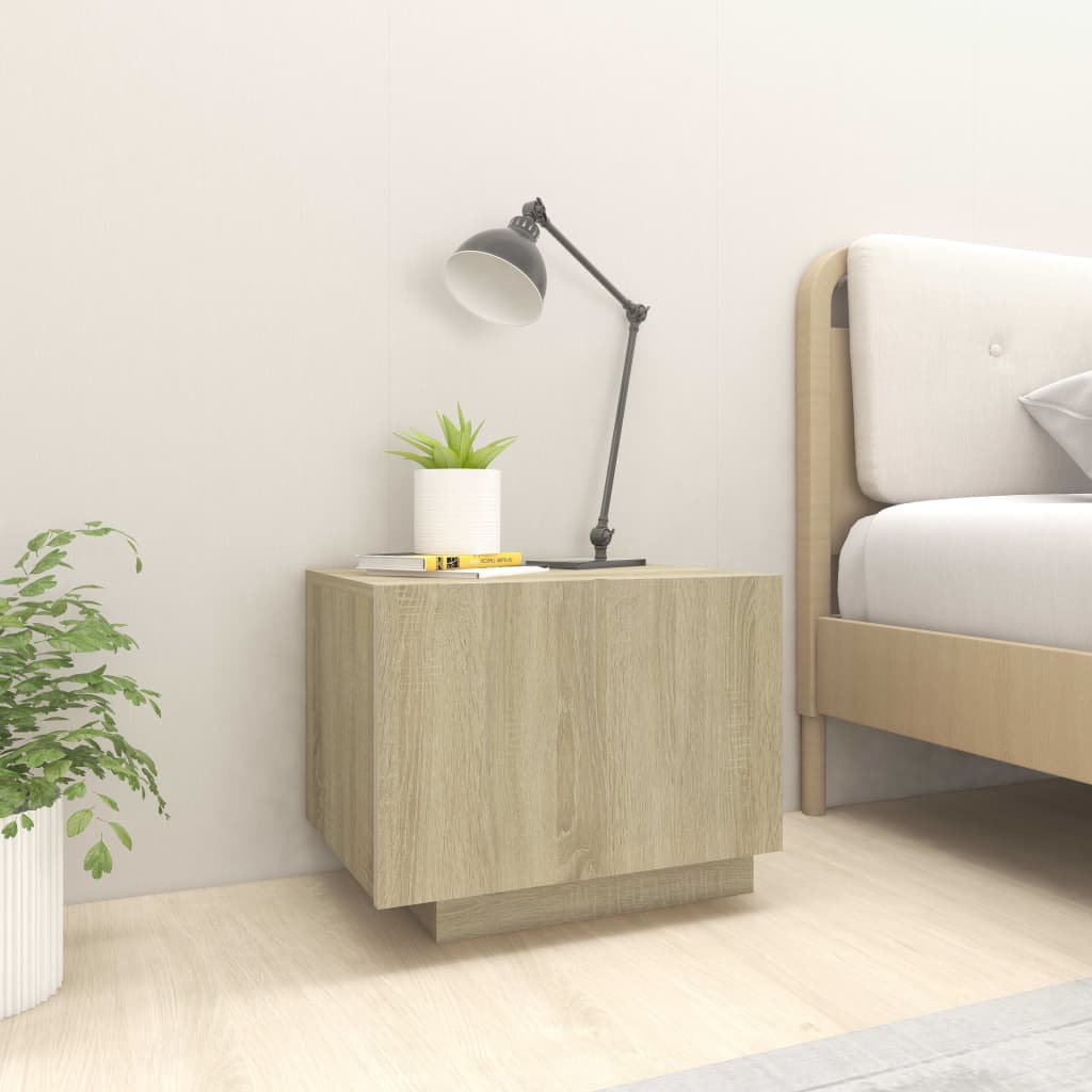 

vidaXL Nachtkastje 100x35x40 cm spaanplaat sonoma eikenkleurig