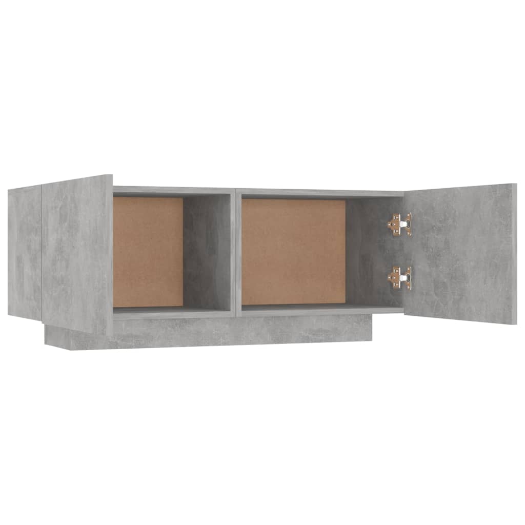 Nočný stolík betónovosivý 100x35x40 cm drevotrieska