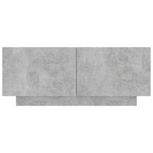 Noční stolek betonově šedý 100 x 35 x 40 cm kompozitní dřevo - obrázek 5