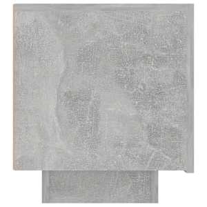 Noční stolek betonově šedý 100 x 35 x 40 cm kompozitní dřevo - obrázek 7