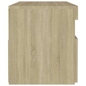 Noční stolek LED osvětlení dub sonoma 60x35x40 kompozitní dřevo - obrázek 11
