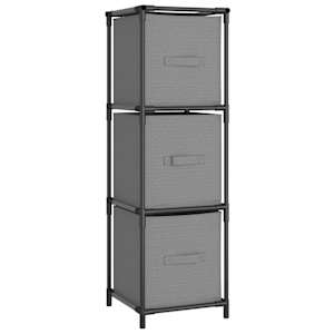 vidaXL hoiukapp kolme kangast sahtliga, hall, 34 x 34 x 101 cm, teras
