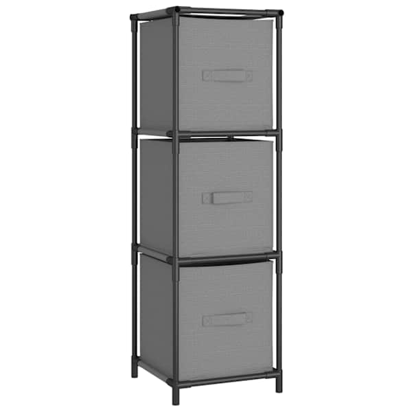 vidaXL hoiukapp kolme kangast sahtliga, hall, 34 x 34 x 101 cm, teras