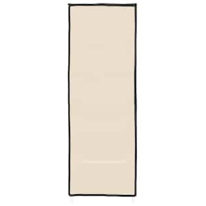 Botník krémový 60 x 28 x 90 cm textil - obrázek 4