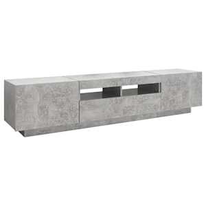 TV skříňka s LED osvětlením betonově šedá 180 x 35 x 40 cm - obrázek 7