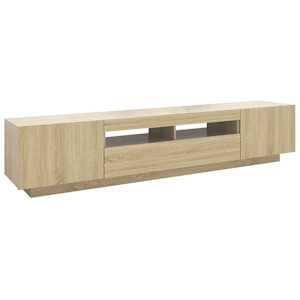 TV skříňka s LED osvětlením dub sonoma 200 x 35 x 40 cm - obrázek 7