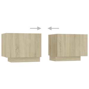 TV skříňka s LED osvětlením dub sonoma 200 x 35 x 40 cm - obrázek 8