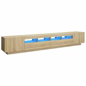 TV skříňka s LED osvětlením dub sonoma 260 x 35 x 40 cm - obrázek 2