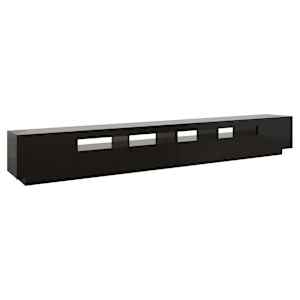 TV skříňka s LED osvětlením černá 300 x 35 x 40 cm - obrázek 7