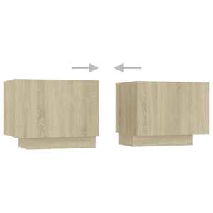 TV skříňka s LED osvětlením dub sonoma 300 x 35 x 40 cm - obrázek 8