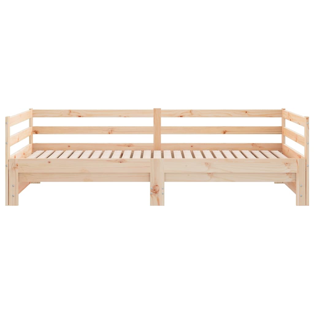 Pull-out Day Bed Solid Pinewood 2x VidaXL 17 width=274