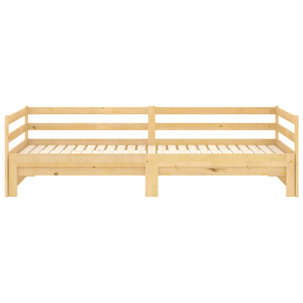 Pull-out Day Bed Solid Pinewood 2x VidaXL 18 width=274