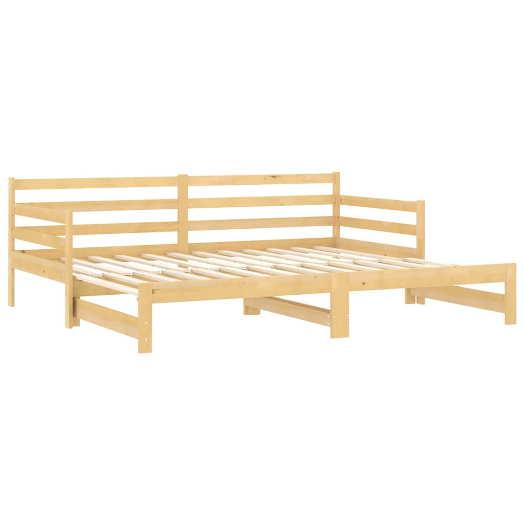 Pull-out Day Bed Solid Pinewood 2x VidaXL 16 width=274
