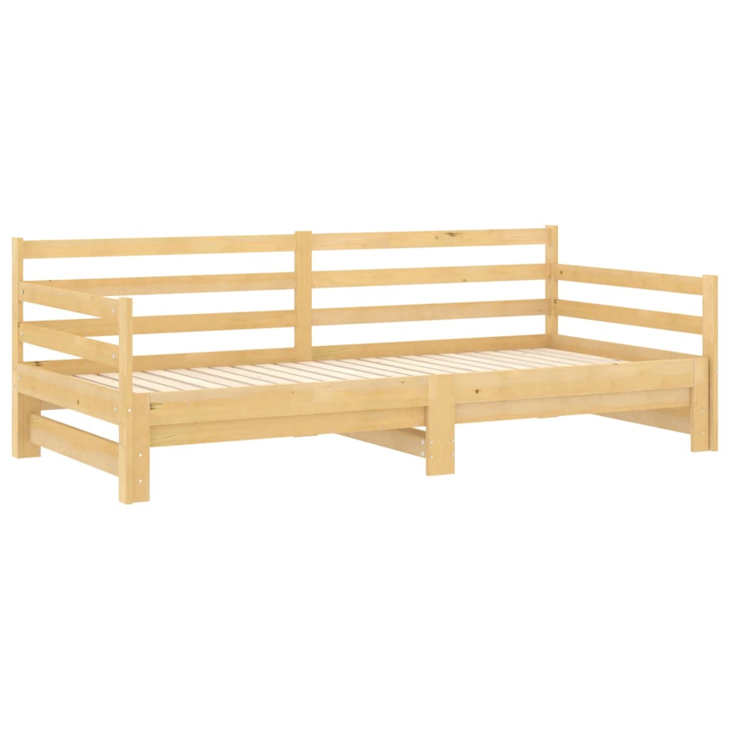 Pull-out Day Bed Solid Pinewood 2x VidaXL 17 width=274
