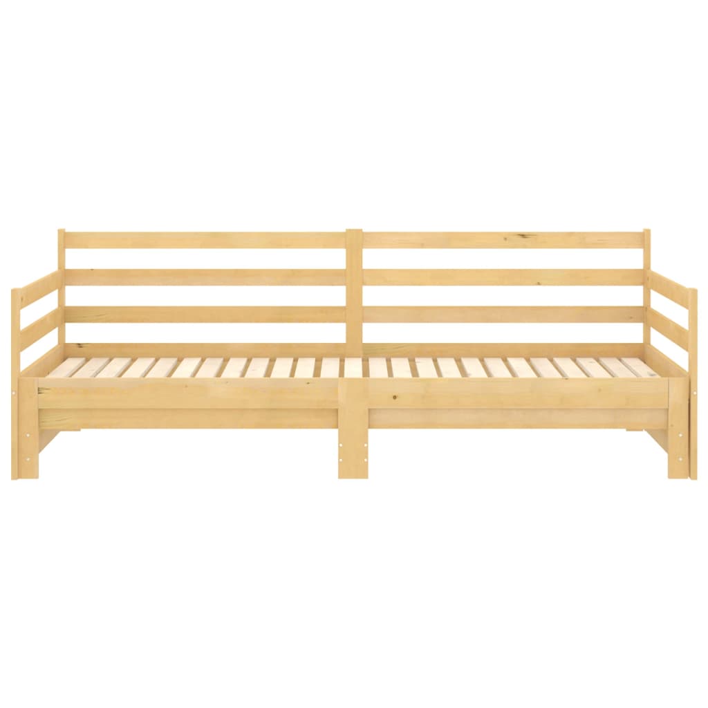 Pull-out Day Bed Solid Pinewood 2x VidaXL 18 width=274