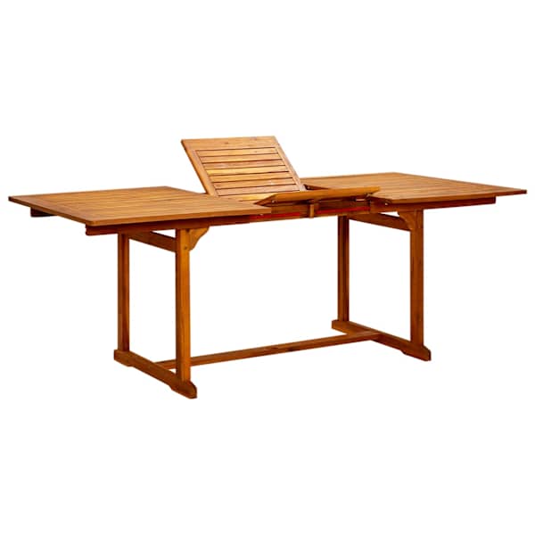 vidaXL aia s&ouml;&ouml;gilaud (150-200) x 100 x 75 cm, akaatsiapuit