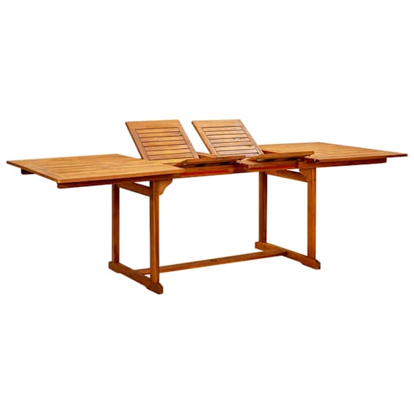vidaXL aia s&ouml;&ouml;gilaud (160-240) x 100 x 75 cm, akaatsiapuit