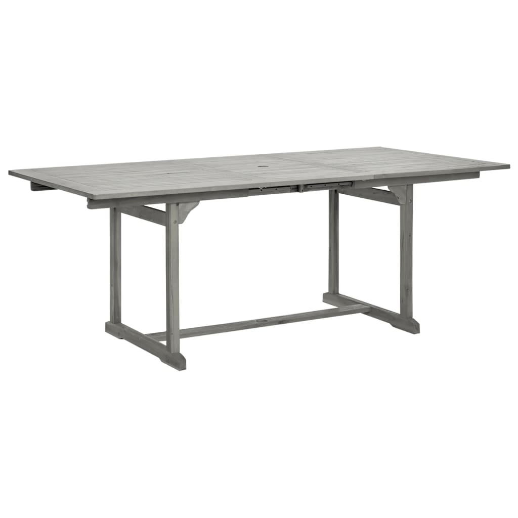 

vidaXL Tuintafel (150-200)x100x75 cm massief acaciahout