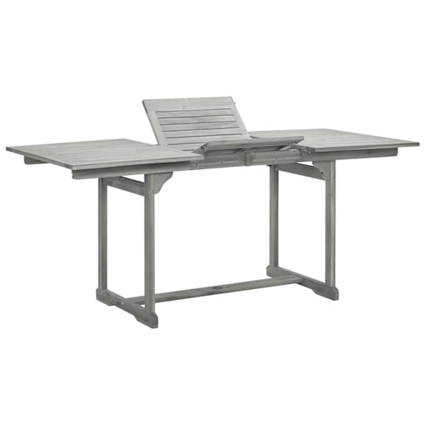 vidaXL aia s&ouml;&ouml;gilaud, (120-170) x 80 x 75 cm, akaatsiapuit