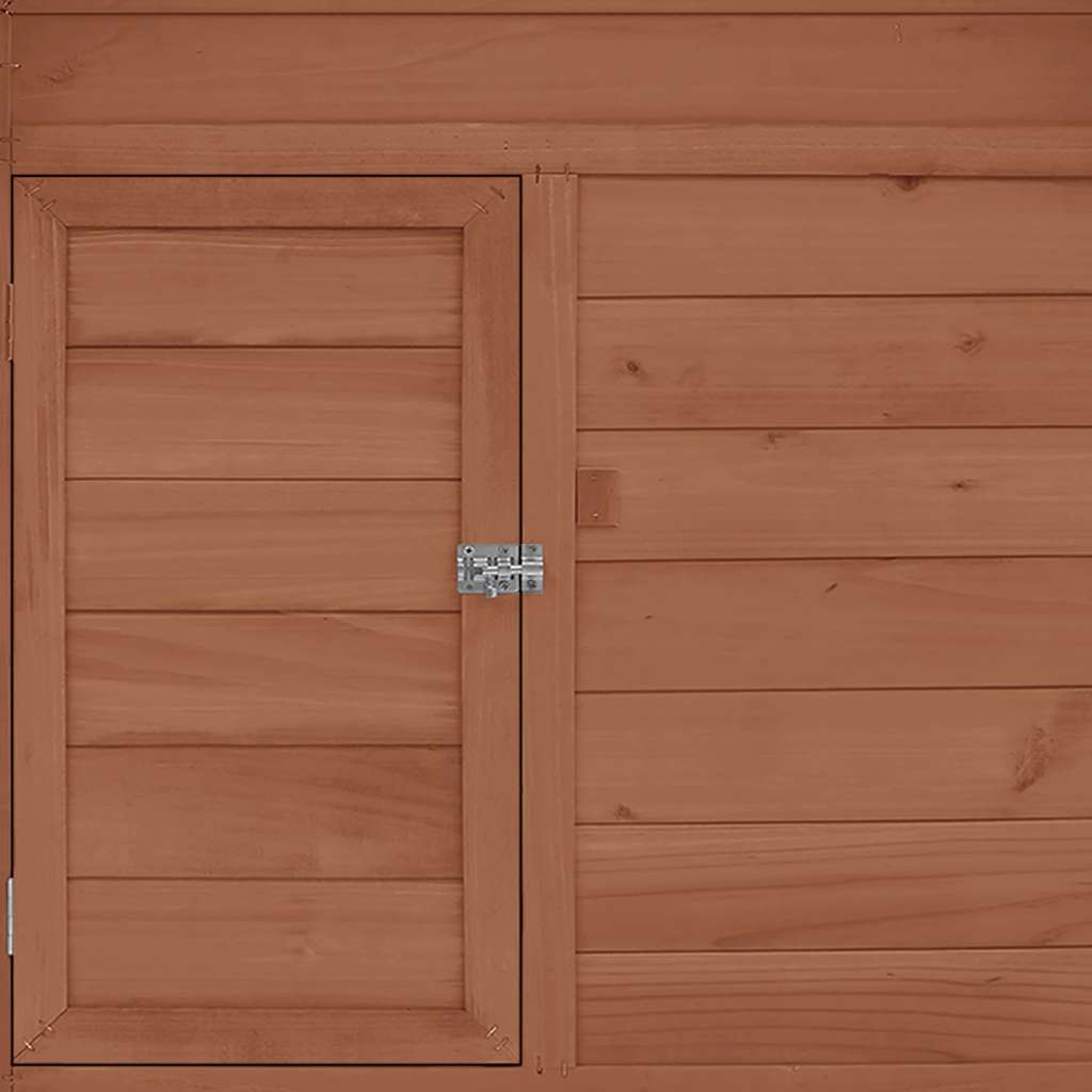 Poulailler Moka Et Blanc 152x96x110 Cm Bois De Sapin Massif VidaXL 15 width=274