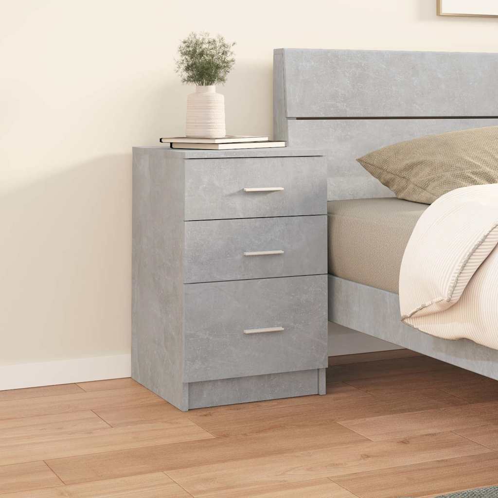 vidaXL Szafka nocna szaro�� betonu 40x40x63 cm materia� drewnopochodny