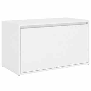 vidaXL esikupink 80 x 40 x 45 cm, valge, tehispuit