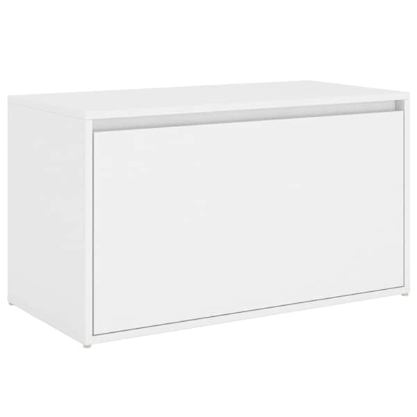 vidaXL esikupink 80 x 40 x 45 cm, valge, tehispuit
