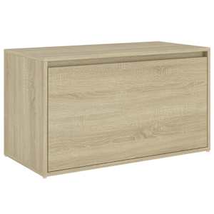 Lavice do předsíně 80 x 40 x 45 cm dub sonoma kompozitní dřevo - obrázek 2
