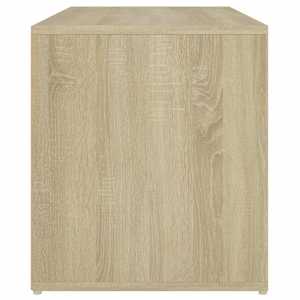 Lavice do předsíně 80 x 40 x 45 cm dub sonoma kompozitní dřevo - obrázek 7
