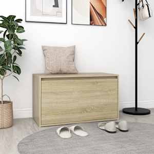 Klop za hodnik 80x40x45 cm sonoma hrast iverna plošča