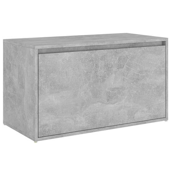 vidaXL esikupink 80 x 40 x 45 cm, betoonhall, tehispuit