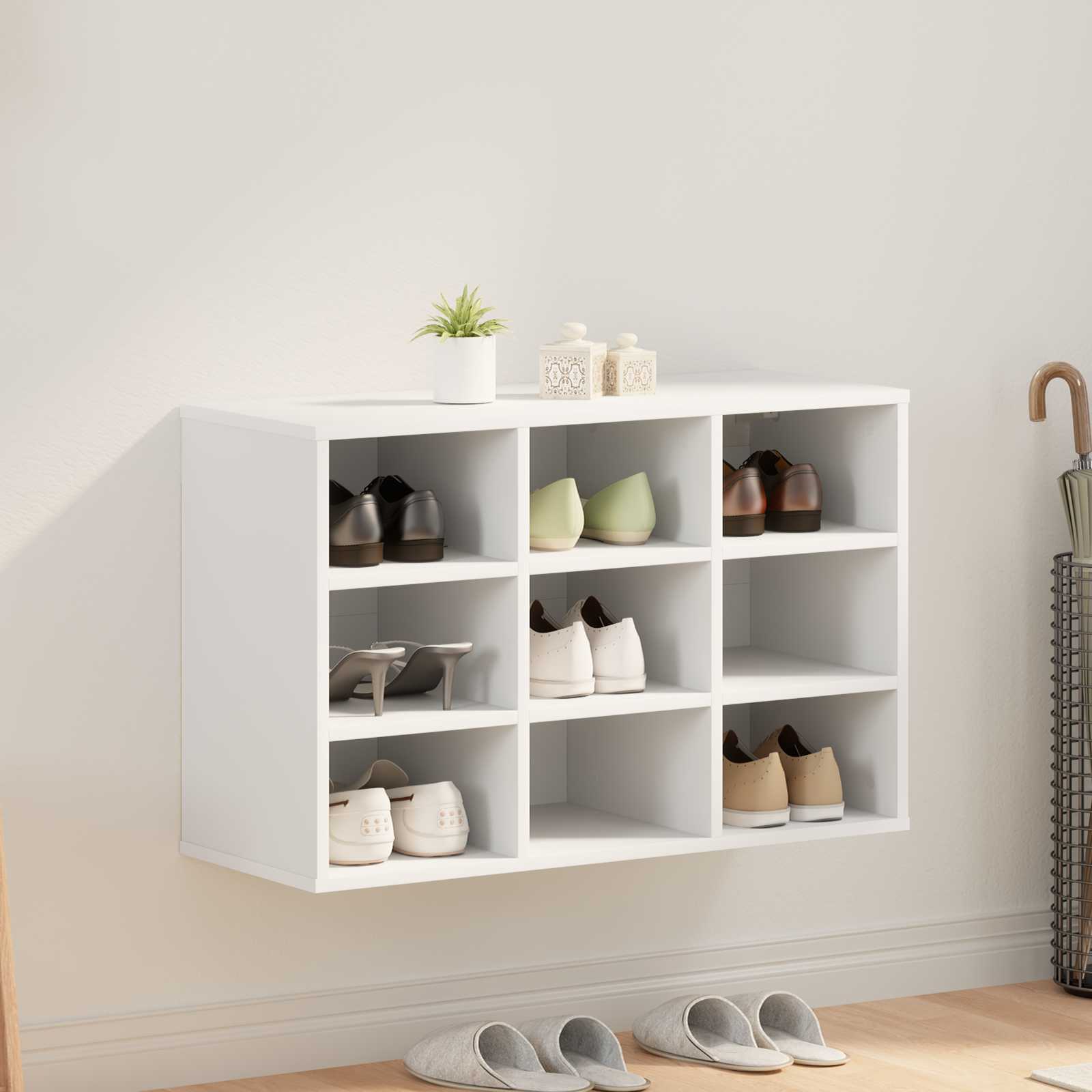Kinga kapp riiuliga Valge 77,5 x 30 x 51 cm Tehispuit