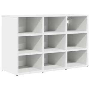 vidaXL Kinga kapp 77,5 x 30 x 51 cm Tehispuit Valge