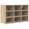 vidaXL Kinga kapp 77,5 x 30 x 51 cm Tehispuit Sonoma tamm