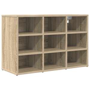 vidaXL Kinga kapp 77,5 x 30 x 51 cm Tehispuit Sonoma tamm