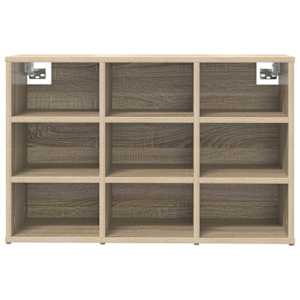 Skříň na obuv 77,5 x 30 x 51 cm Kompozitní dřevo Sonoma dub - obrázek 5