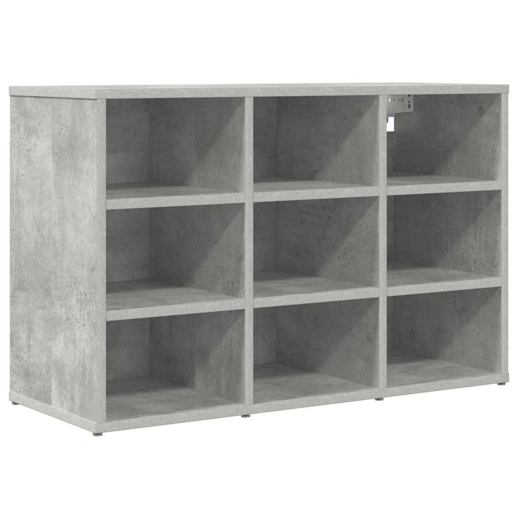 Kenkäkaappi Betoninharmaa 52.5 x 30 x 50 cm Tekninen puu