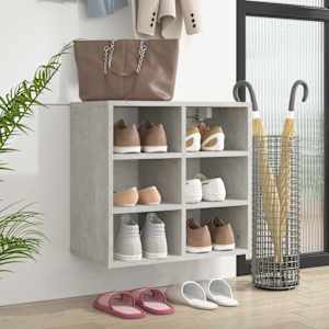 Omarica za čevlje betonsko siva 52,5x30x50 cm