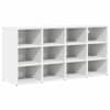 vidaXL Kinga kapp 103 x 30 x 51 cm Tehispuit Valge