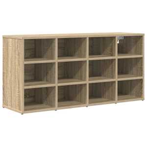 Skříň na obuv 103 x 30 x 51 cm Kompozitní dřevo Sonoma dub - obrázek 2